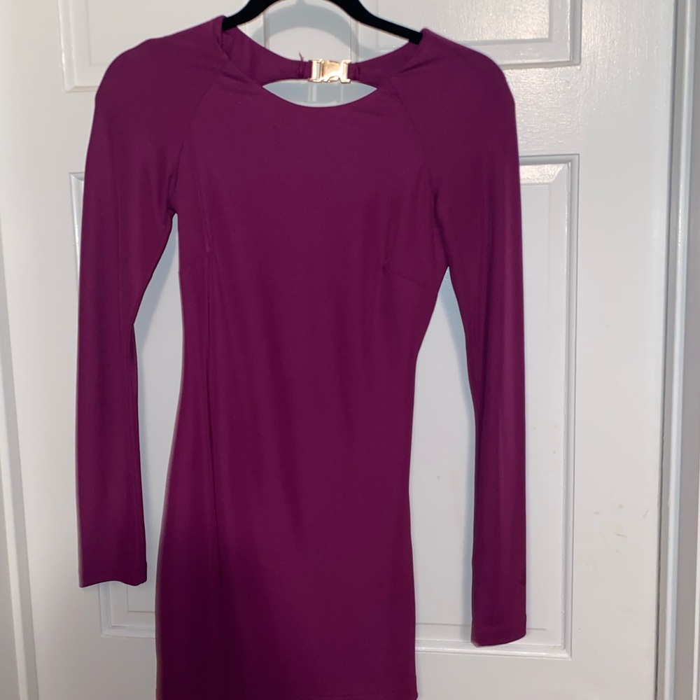 BEBE Mini Open Back Dress- Size S